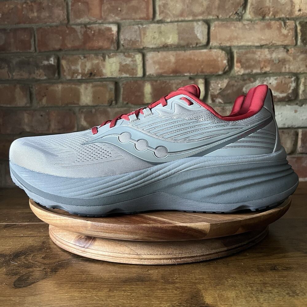 Saucony Hurricane 24 Max Cushion Stability Men's 15 Gray Running Shoes Sneakers